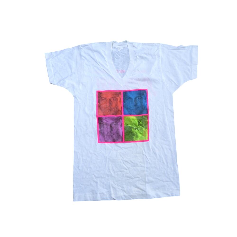 Rich Girl Studio Three Movie T-Shirt White Sz L 1990s